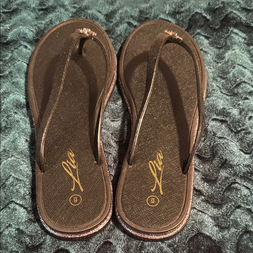 Brown Flip Flops